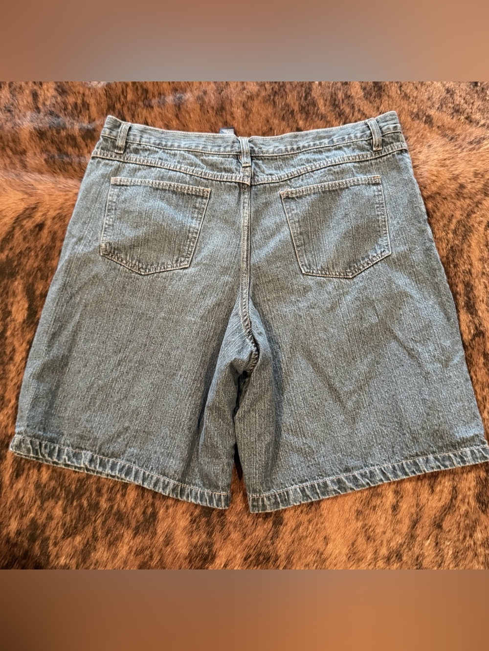 Vintage Bugle Boy Blue Jean Shorts Men's Size 40w 1990’s Baggy